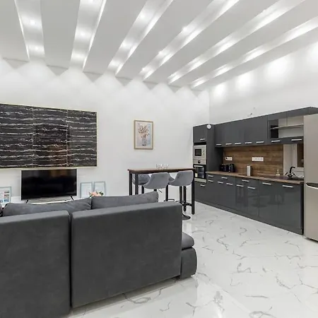 Apartmán Black Marble Unique Design Near Danube River